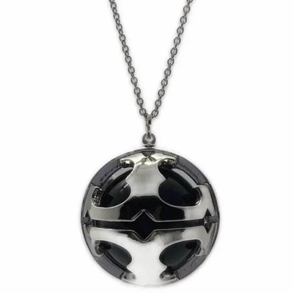 NWT Tory Burch Silver Miller Bubble Pendant Necklace - Picture 1 of 6